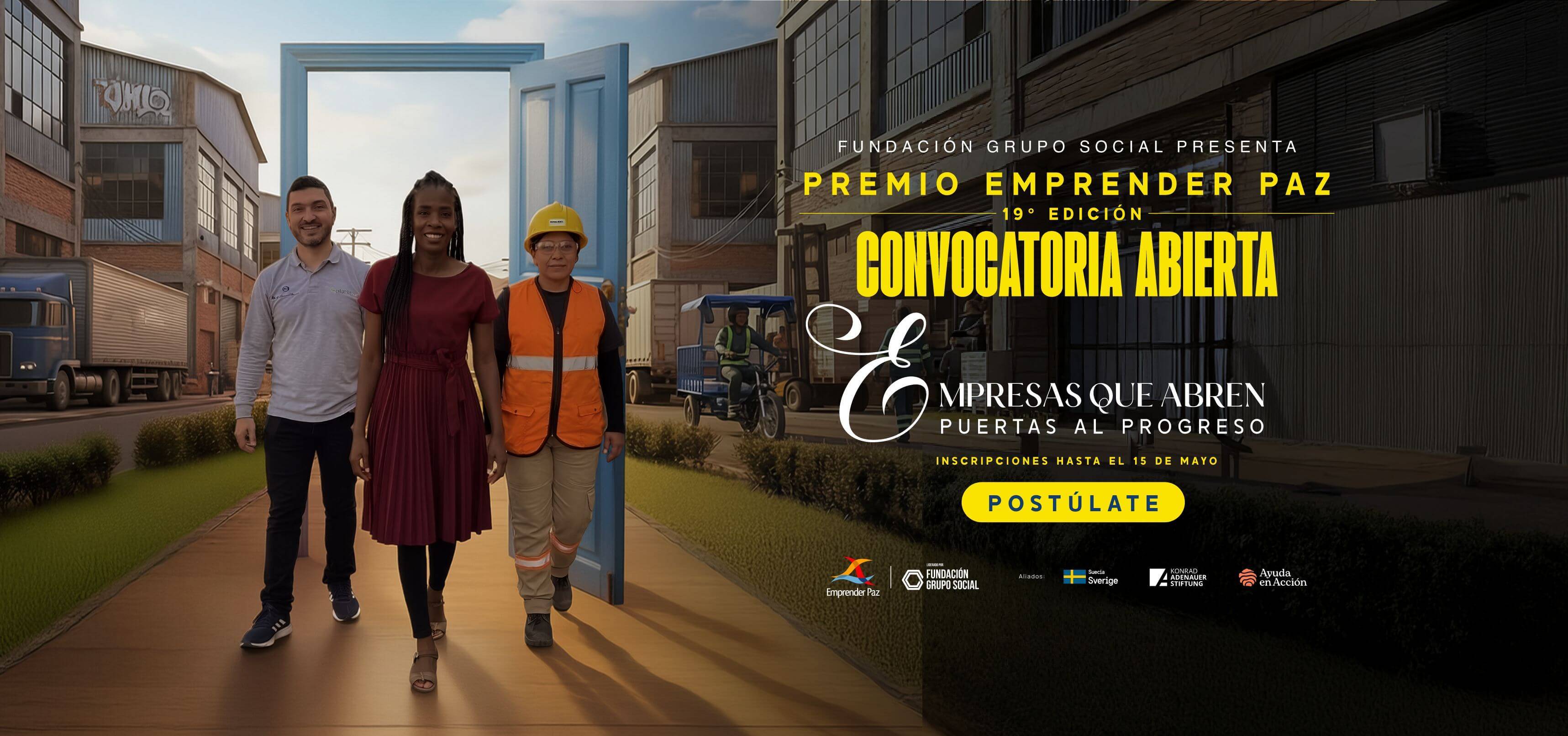 Premio Emprender Paz abre convocatoria 2026 para reconocer empresas que generan desarrollo e inclusión desde sus modelos de negocio